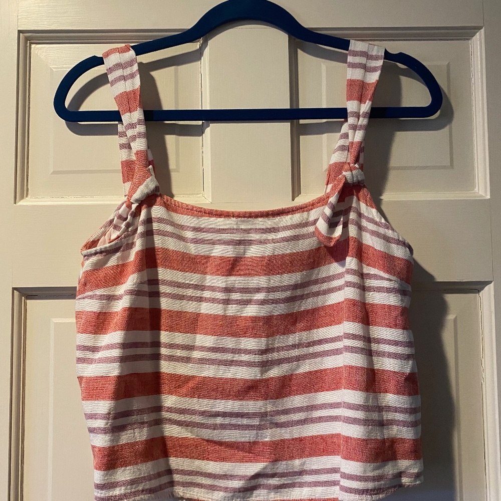 Lovers+Friends: Maybe Monday top in Berry Stripe - Picture 2 of 4